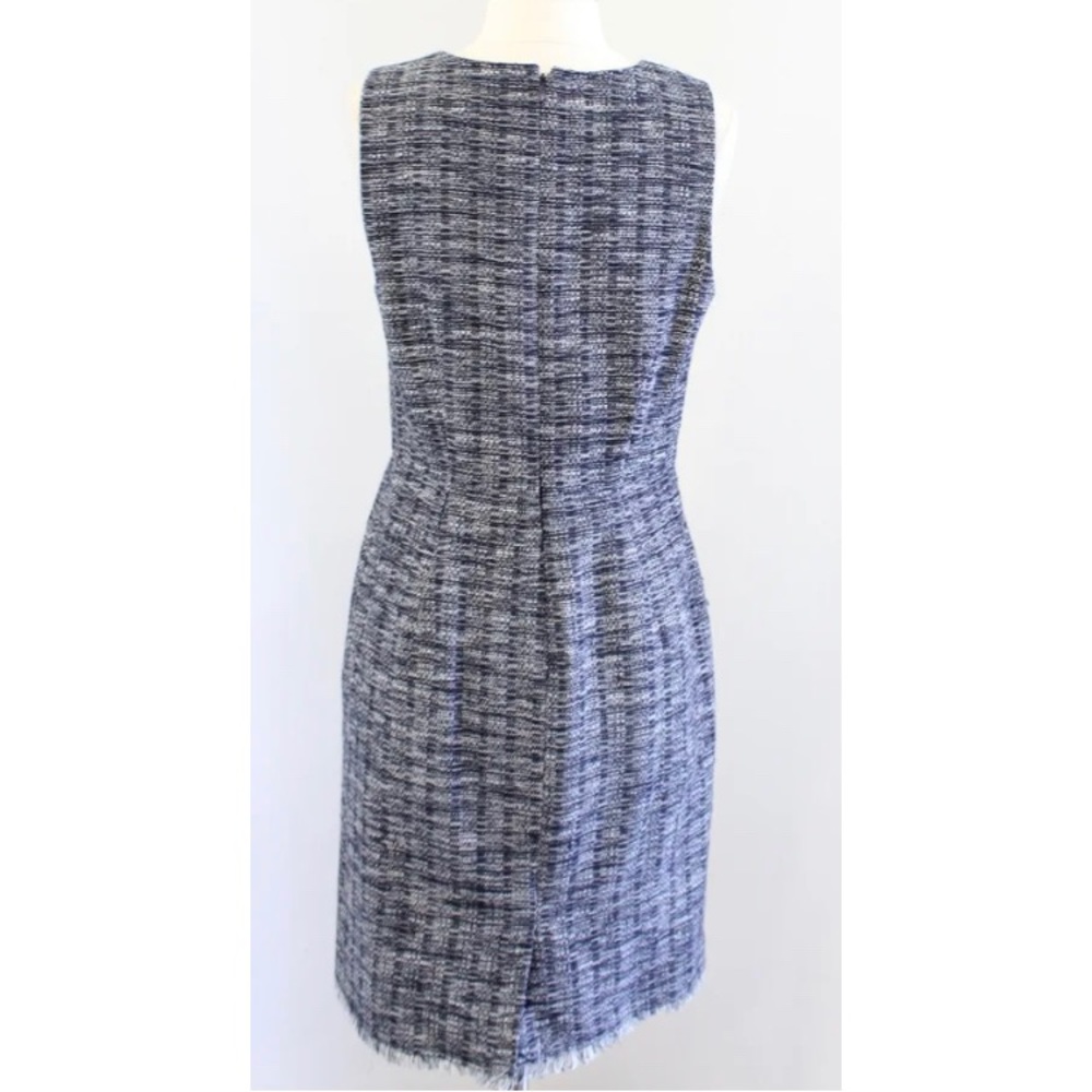 J. Crew Tweed Dress with Fringe Hem - Picture 4 of 6